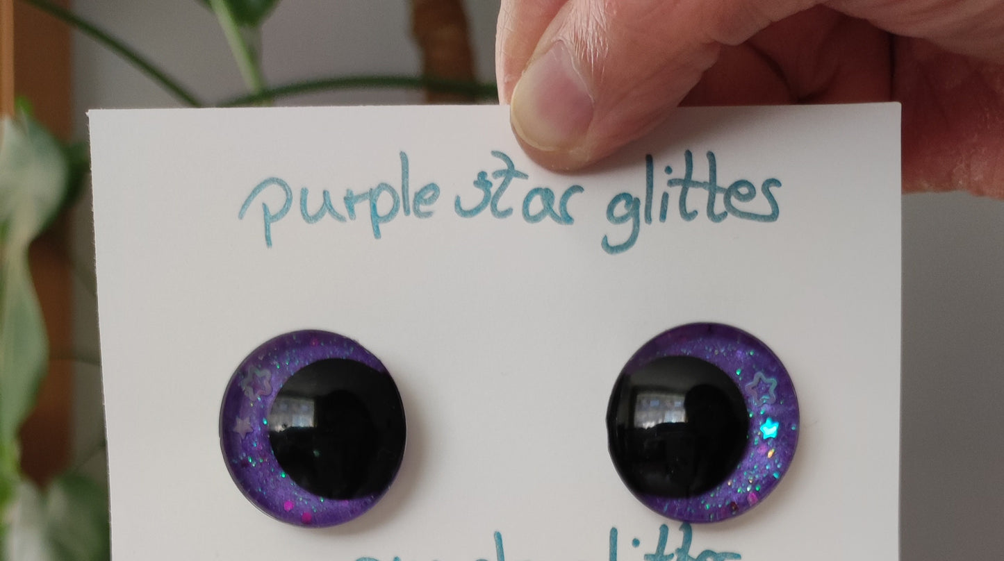 Metallic 25mm Augen