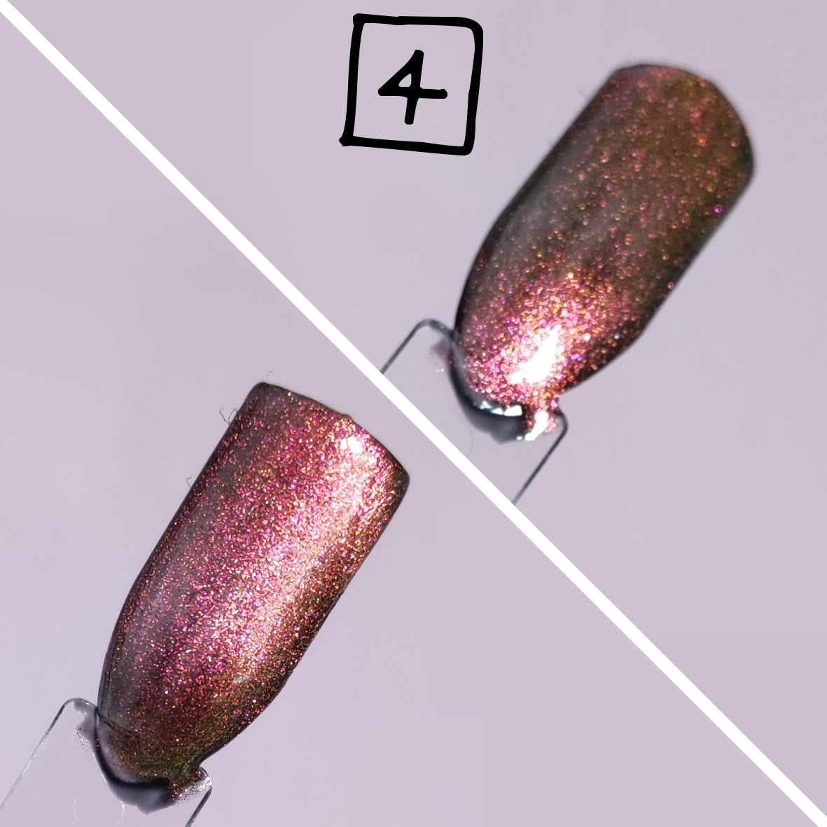 Color-Shift Glitzer Augen