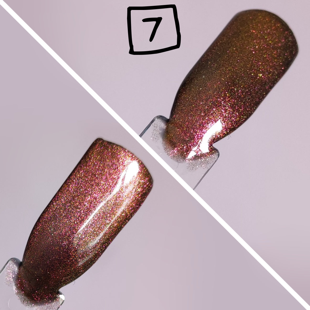 Color-Shift Glitzer Augen