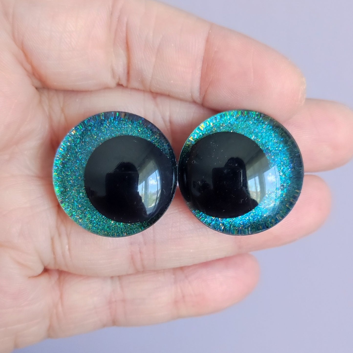 Color-Shift Glitzer Augen
