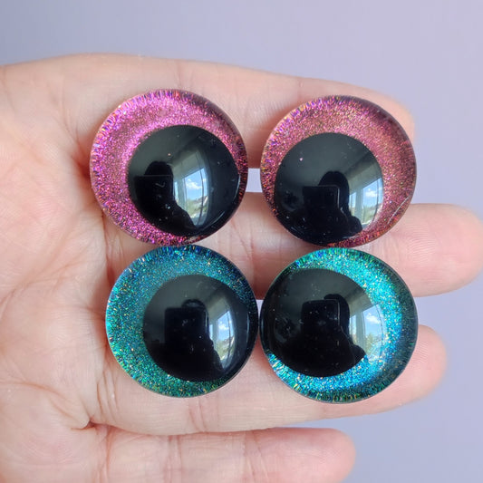 Color-Shift Glitzer Augen
