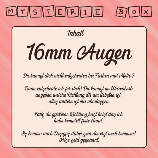 Augen Mysterie Box 16mm