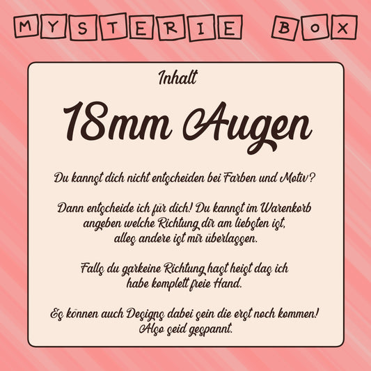 Augen Mysterie Box 18mm