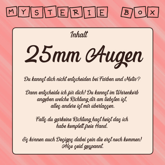 Augen Mysterie Box 25mm