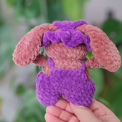 kleines_häschen_kuscheltier_lila_hinten